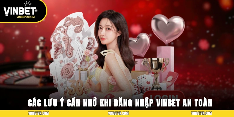 Các lưu ý cần nhớ khi đăng nhập Vinbet an toàn